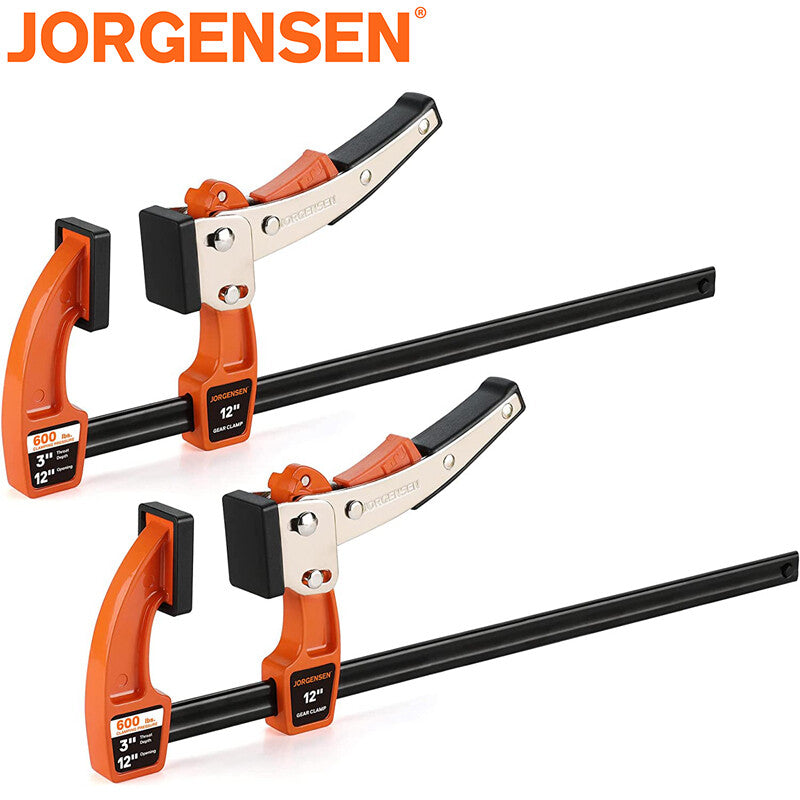 12-Inch Bar Clamp Set 2-Pack