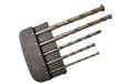 4-10mm 5pc Masonry Drill Bits Set Drillbits Drilling Brick, Cinder Block &amp; Tile