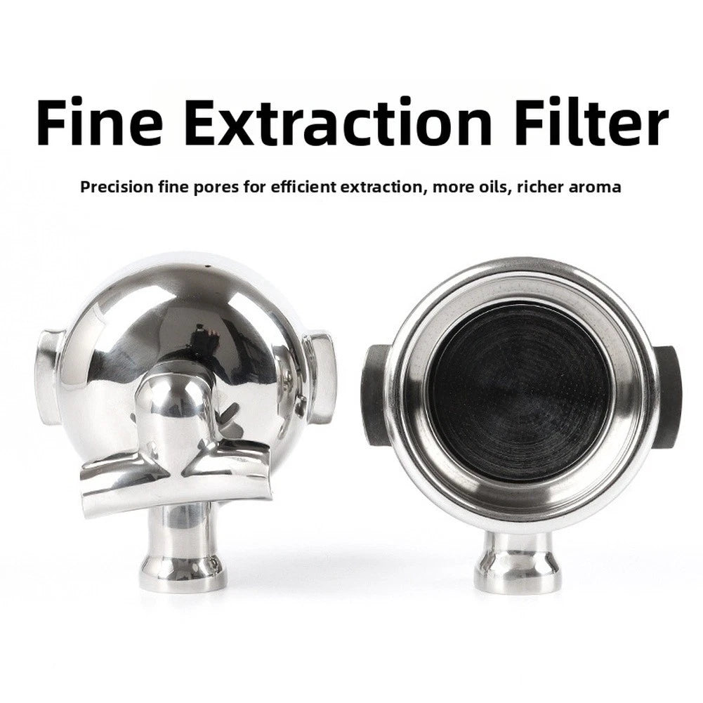 E61 58mm Portafilter With Detachable Filter Basket 304 Stainless Steel
