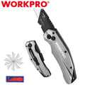 Workpro Heavy Duty Folding Utility Knife Quick Change Blade Razor