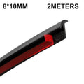 T-shaped Car Door Rubber Weatherstrip Seal Strip Trim For Edge