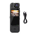 Portable 180° Rotating Lens 1080p Dvr Ir Night Audio Video Recorder