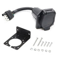 Trailer Connector Adapter Cable 4 To 7 Pin Bracket With Copper