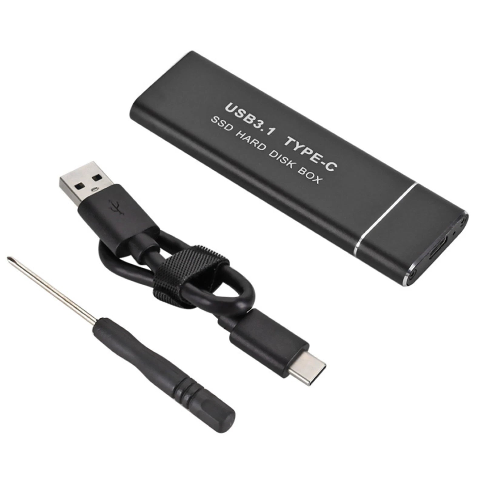6gb/s Ngff Ssd Usb3.1 Type-c M.2 Hard Disk Case Adapter External