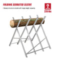 Adjustable Portable Folding Sawhorse Wood Cutting Saw Horses Stand Sawbuck 220LB
