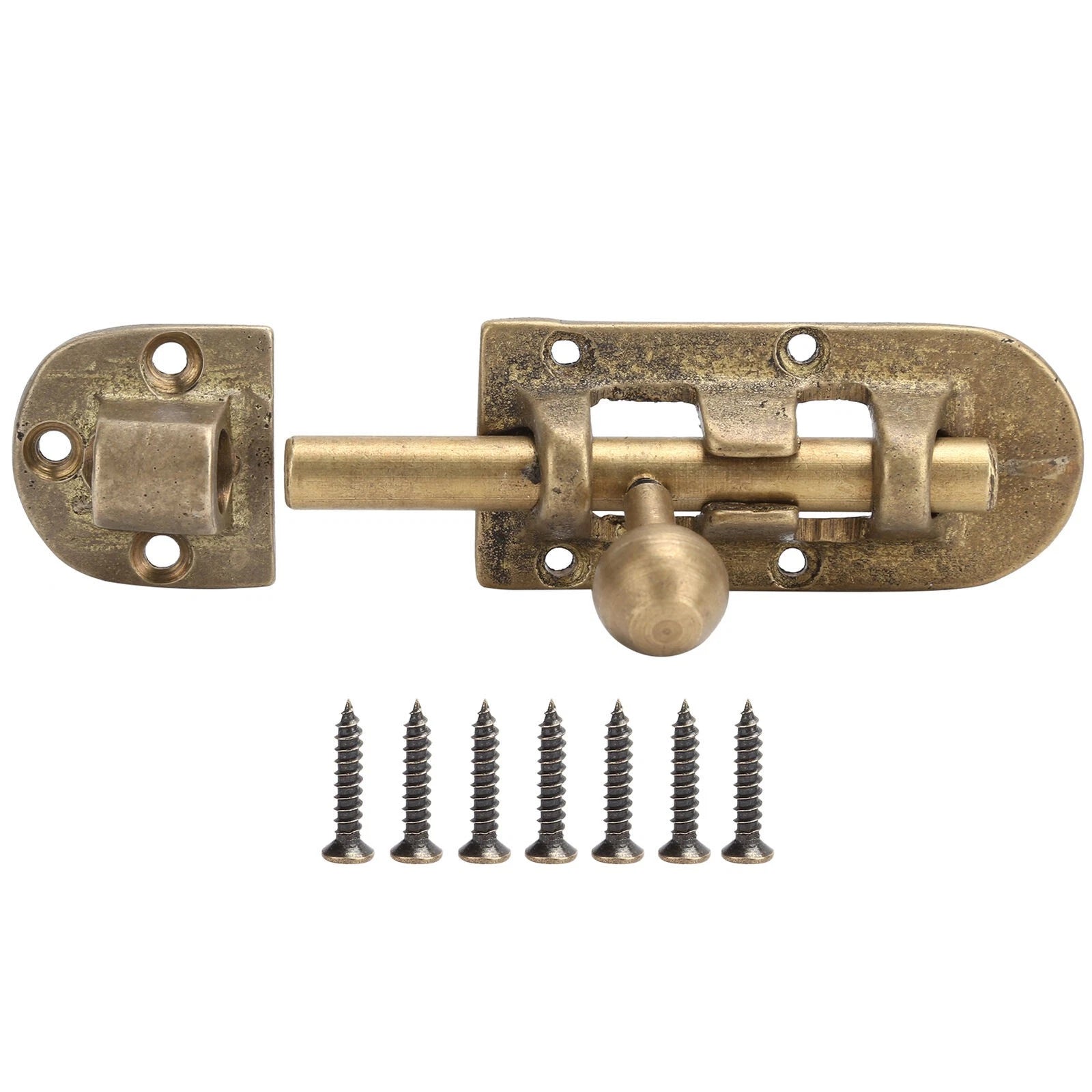 Vintage Brass Door Latch Antique Gate Door Window Bolts Buckle