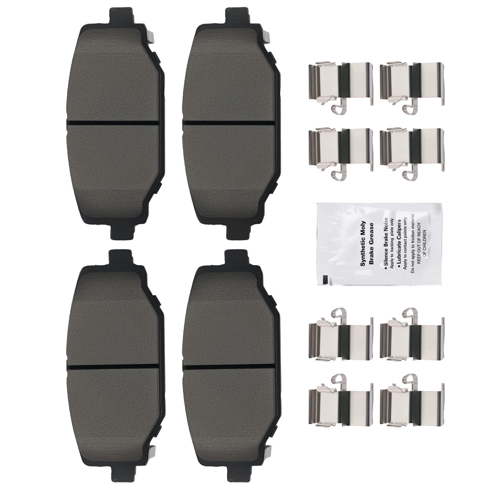 ListingRear L&R Ceramic Brake Pads Kit for Chrysler Town & Country