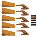 5PC Teeth Kit for 23 230 Series Excavator Backhoe U43792 230SP TF23P