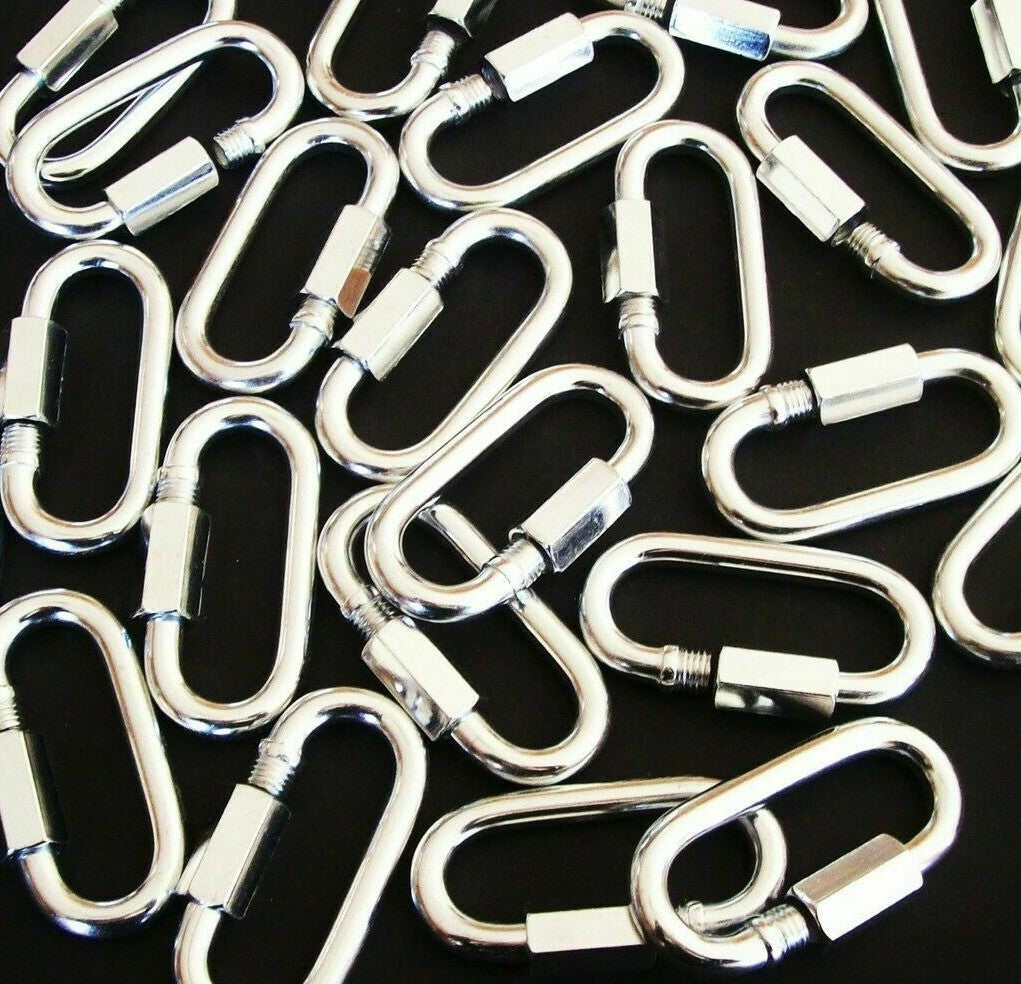 Quick Link Safety Chain Hook Zinc Plated