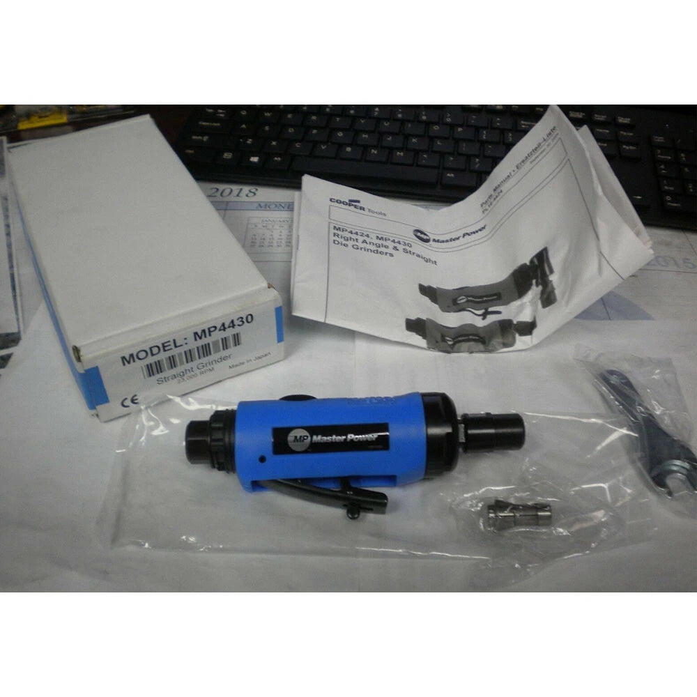 Master Power Mp4430 1/4" Straight Die Grinder 23,000 Rpm .3 Hp