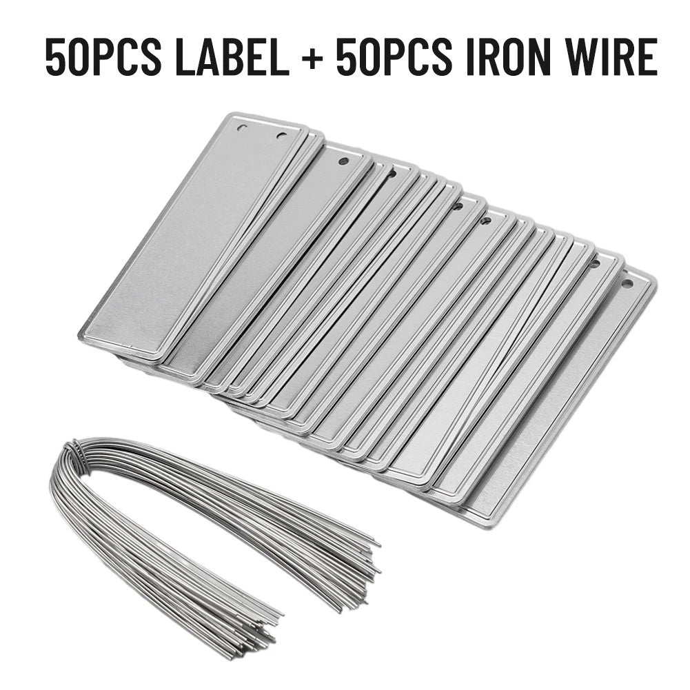 Aluminum Plant Labels Double Sided Metal Labels Tree High Quality