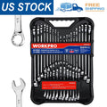 Workpro Sae&metric Combination Wrench Set 12 Pt Regular Wrenches Set