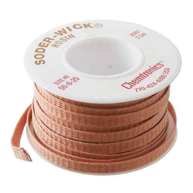 Desolder Braid Rosin 0.21 25'