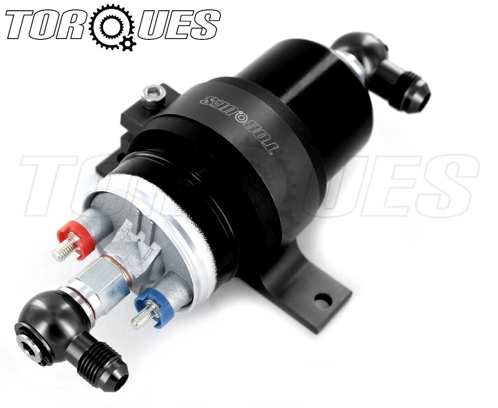 Sytec Hi OTP044 Fuel Pump Swivel Banjo AN-6 Outlet/ AN-8 Inlet +Cradle