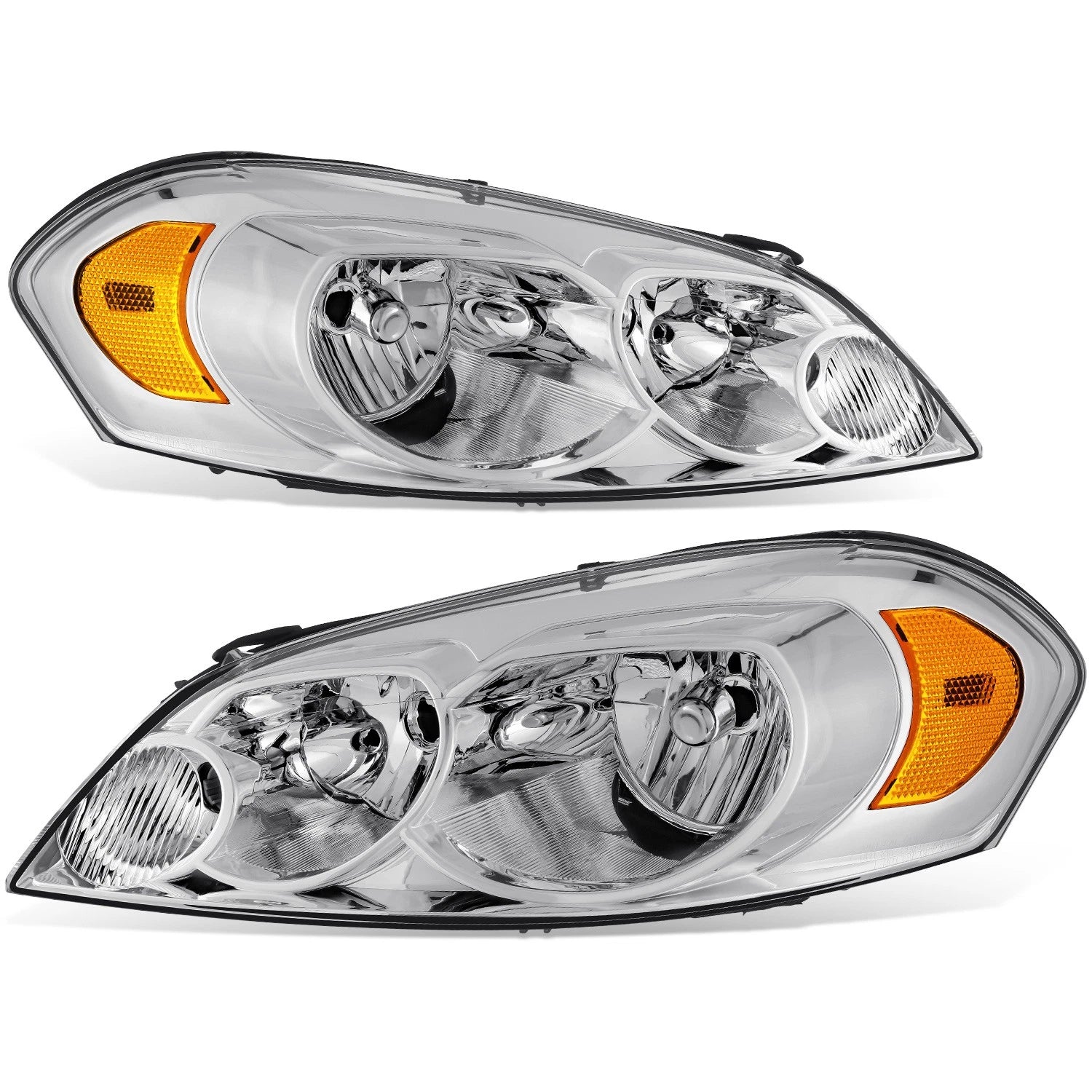 Fit 06-16 Chevrolet Impala Monte Carlo Chrome/amber | Built Supply Co