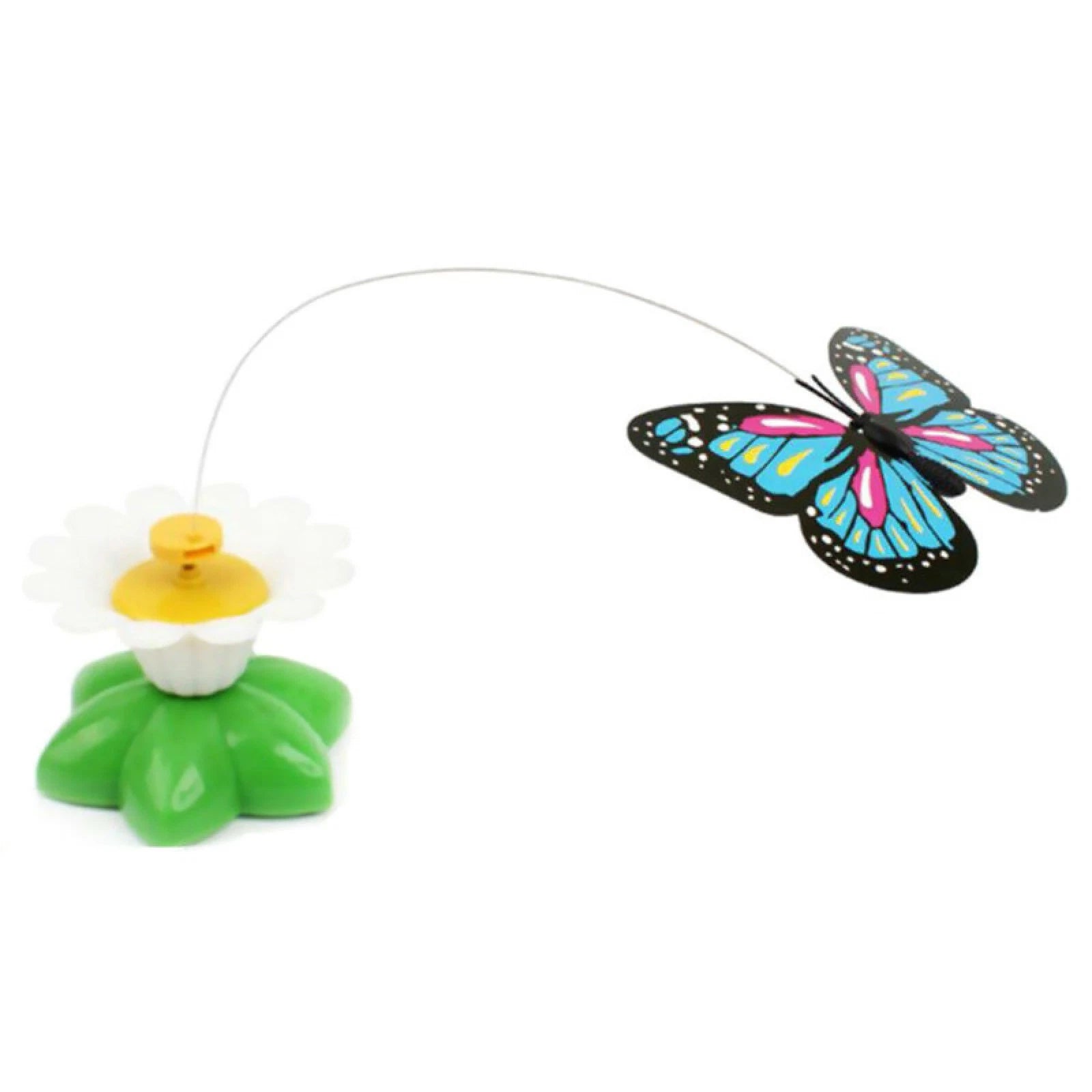 Fun Pet Electric Rotating Butterfly Toy For Cat Training Interactive