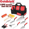 Goldblatt Masonry Hand Tool Set Skate Wheel Joint Raker Masonry Brush