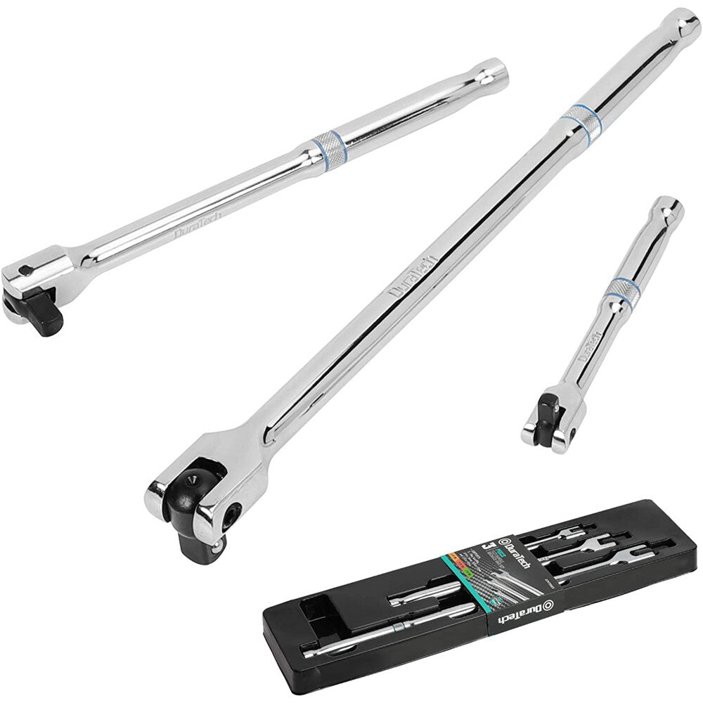 DURATECH 3-Piece Breaker Bar Set by DURATECH