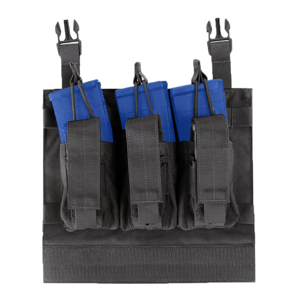 Vas Plate Carrier System Kangaroo Magazine Panel Pouch Gen Ii - Black
