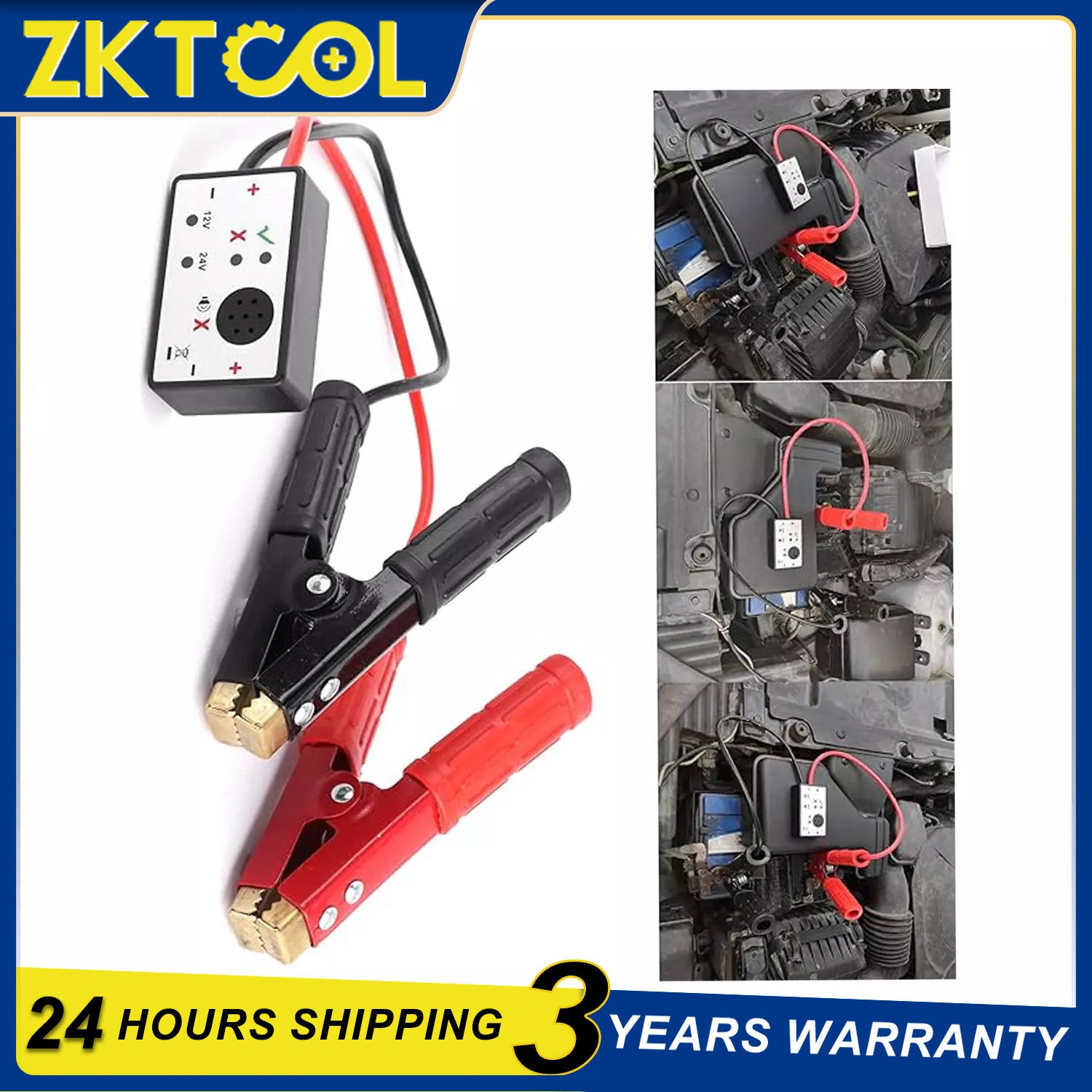 12V/24V Metal Rectangle Car Surge Protector by Unbranded