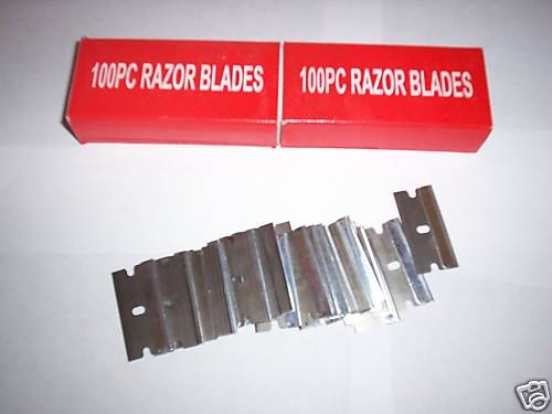 Straight Edge Razor Blades