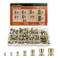 ValueMax 220PC Metric Rivet Nuts Flat Head Threaded Insert Nut w/7