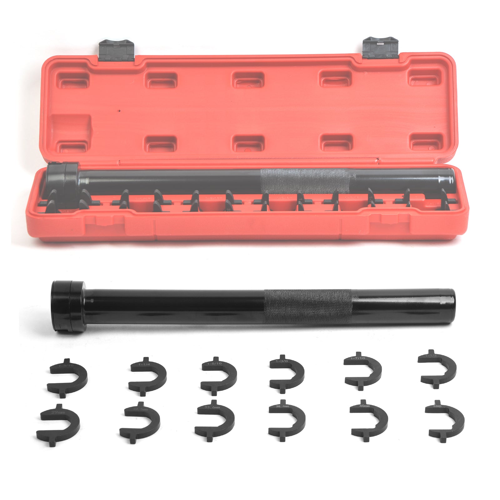 Inner Tie Rod Removal & Installation Tool Set, 12 Crowfoot Adapters