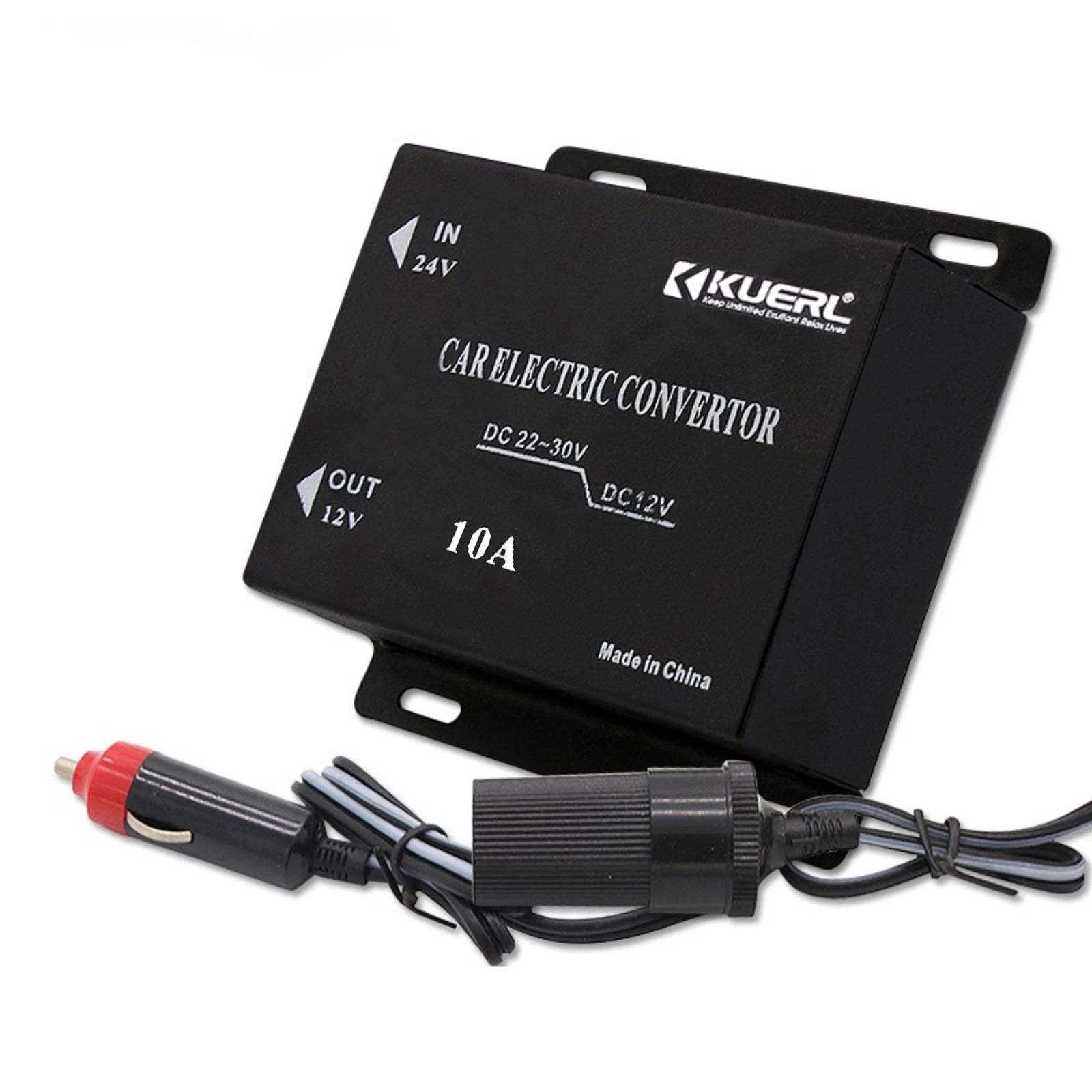 24V To 12V Power Adapter Dc Converter Connector Car Motor 10/20a