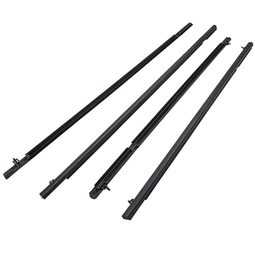 4x Car Window Moulding Weatherstrip Seal Belt Fit Honda Civic