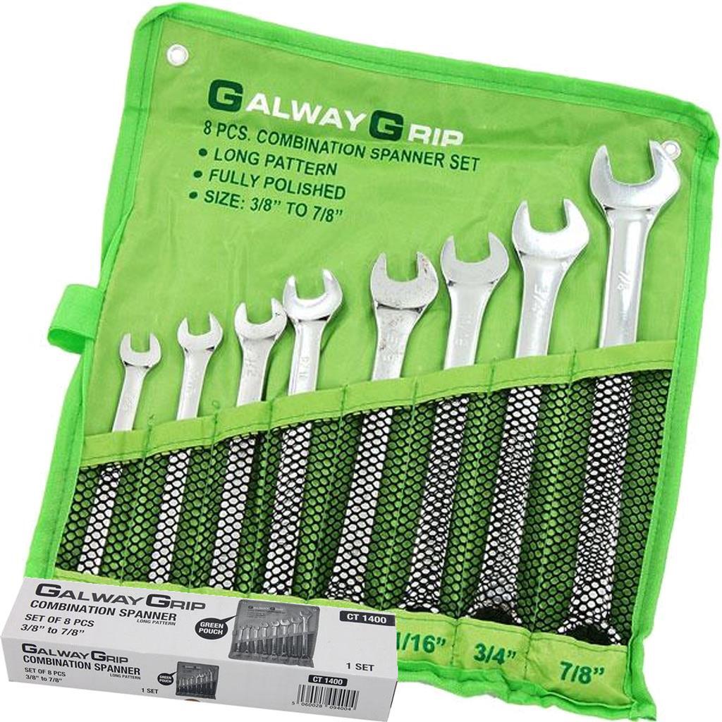 Galway Grip 8pc Imperial Spanner Set