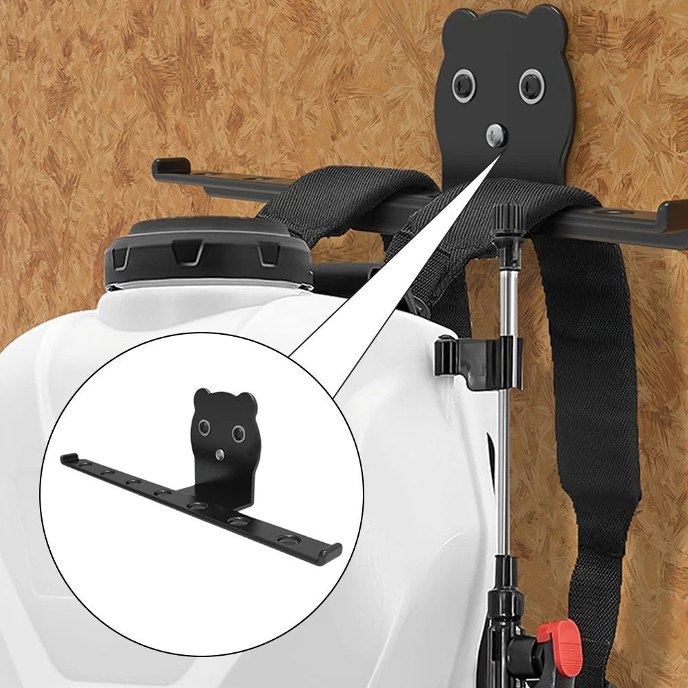 Heavyduty Wall Mount Rack For Backpack Style Hair Dryer With Rubber