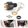 Two Keys Ignition Switch Push To Choke For Boat Motor And Marine