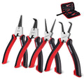 ARROW 4-Piece Heavy Duty Snap Ring Plier Set 7" Internal/External