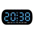 Large Led Display Digital Alarm Clock With Snooze & Temperature For