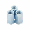 Open End Rivet Nuts Small Countersunk Head Full Hex