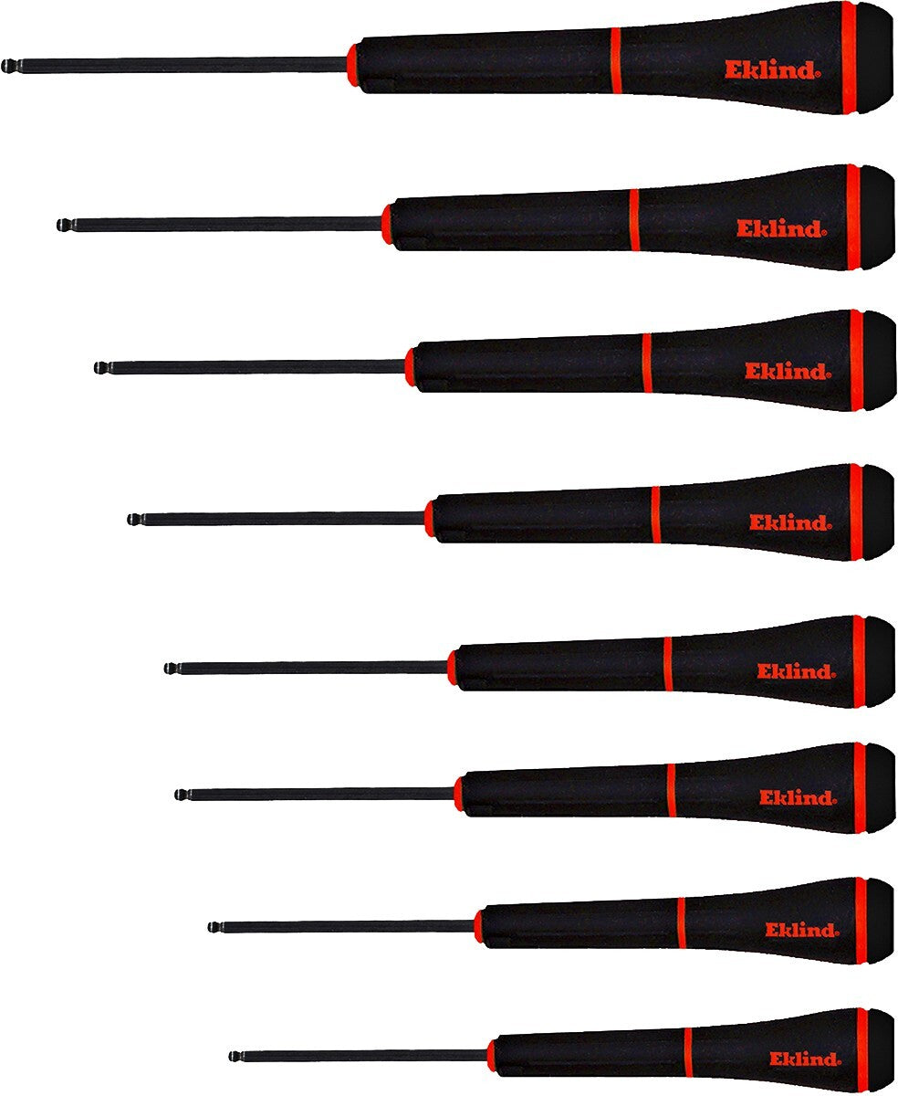 Eklind 8pc SAE Hex Screwdriver Set Ball End