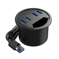 Orico Desk-4u 5gbps Usb Hub High Speed Multi-usb 3.0 Ports Desk Mount