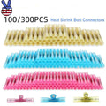 22-10awg Heat Shrink Butt Wire Splice Connectors Seal Crimp Terminals
