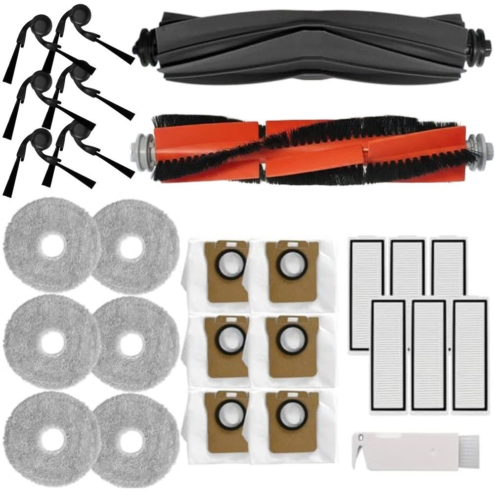 Replacement Brushes Filters Mop Pads Kit For Xiaomi Robot Vacuum 5 5