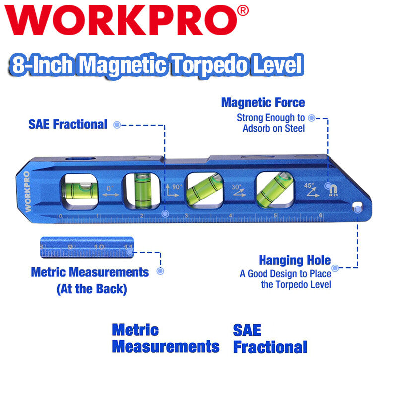 WORKPRO 2PC Tape Measure Heavy Duty 16FT/25FT