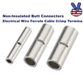 Bare Copper Wire Splice Butt 22-10awg Connectors Crimp Terminals Bn