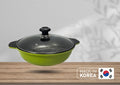 Made In Korea_3d Diamond Coating Nonstick Wok Cookware 11" Dia. Pot