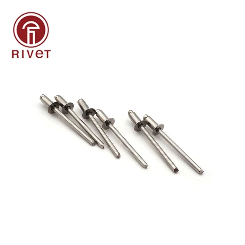 Stainless Steel Blind Rivets Open End Countersunk Head Rivets Decorative Rivets
