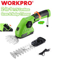 Workpro 7.2V 2-in-1 Cordless Grass Shear Shrubbery Trimmer Electric