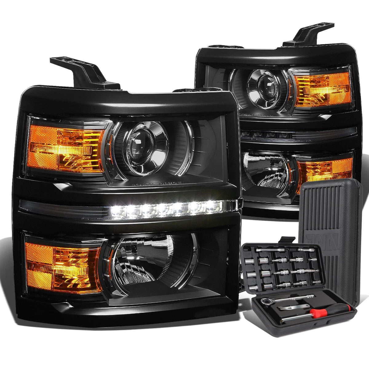For 2014-2015 Chevy Silverado Led Drl Tube | Built Supply Co