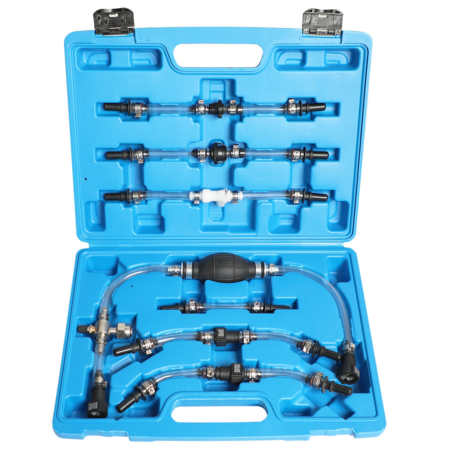 Diesel Engine Fuel Primer Priming & Bleeding Tool Kit - Male Female Ends
