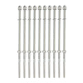 Set Of 10" Long End Fitting For 1/8" Cable Rail Railing Ss 316 Grade