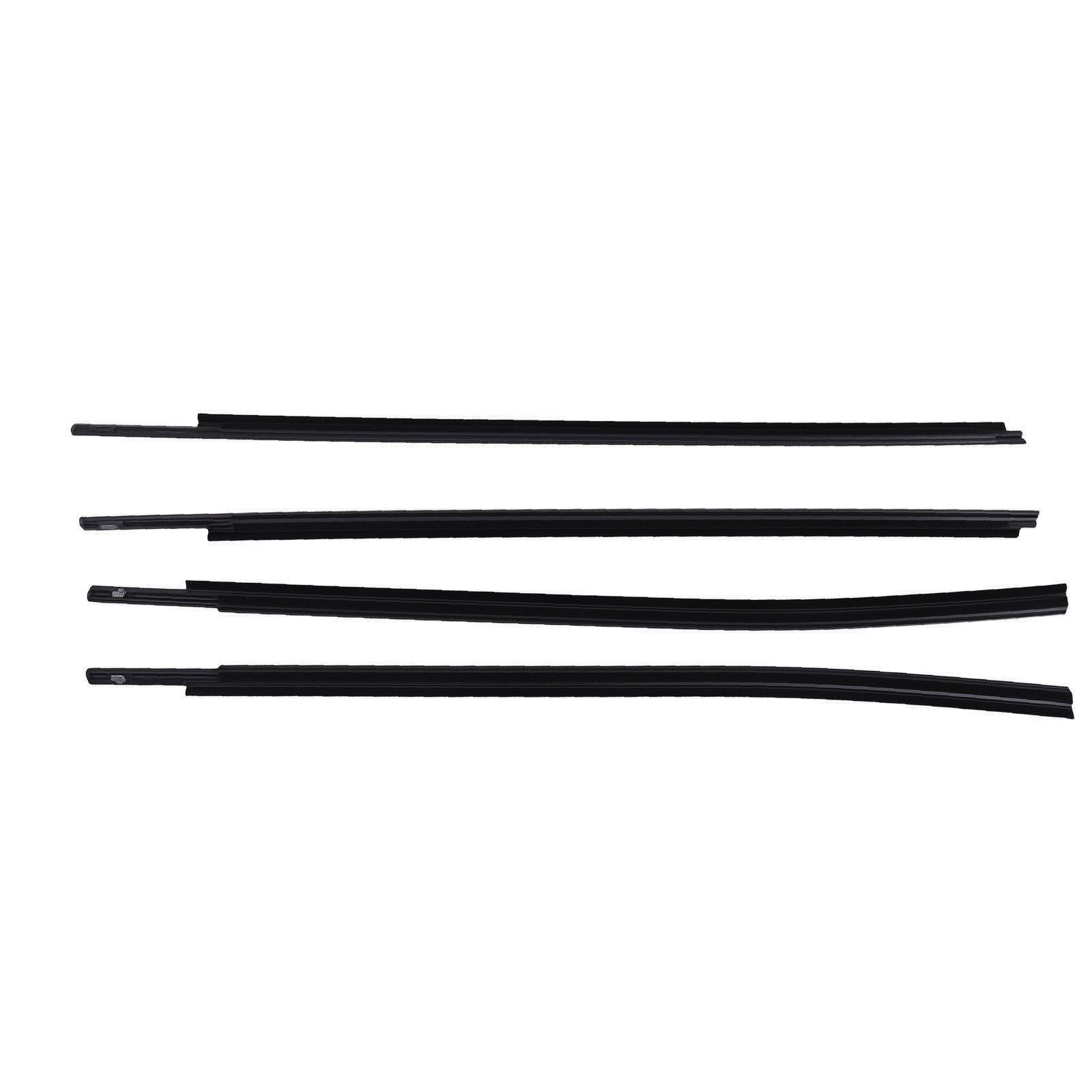 4x Door Window Sweep Belt Seal for Toyota Tundra CrewMax 07-19