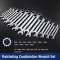 Workpro 22-pieces Ratcheting Combination Wrenches Set Sae 1/4-3/4"