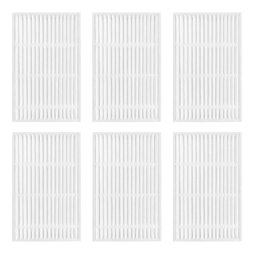 Set Of Six Filters For Vyzzle D10 Robotic Vacuum Easy To Replace Parts